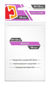 Koszulki na karty Rebel (80x120 mm) "Medusa", 100 sztuk