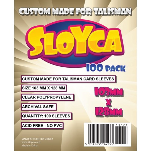 Koszulki na karty Sloyca (103x128mm) Talisman, 100 sztuk